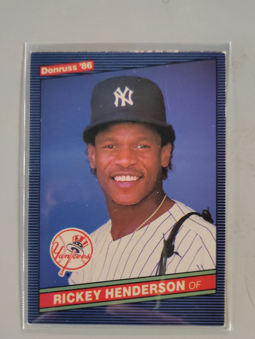 Rickey Henderson 1986 Donruss #51 New York Yankees Baseball Card